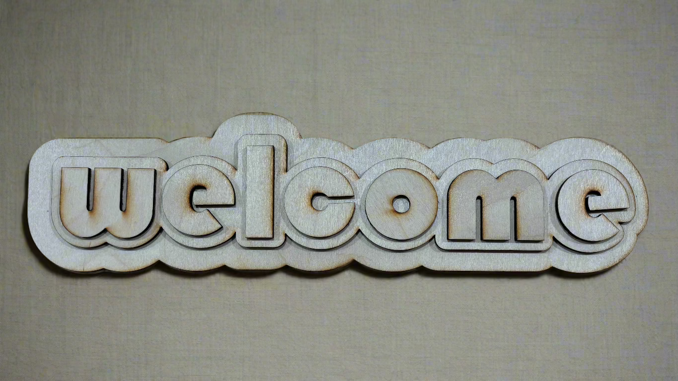 Welcome Magnetic Sign