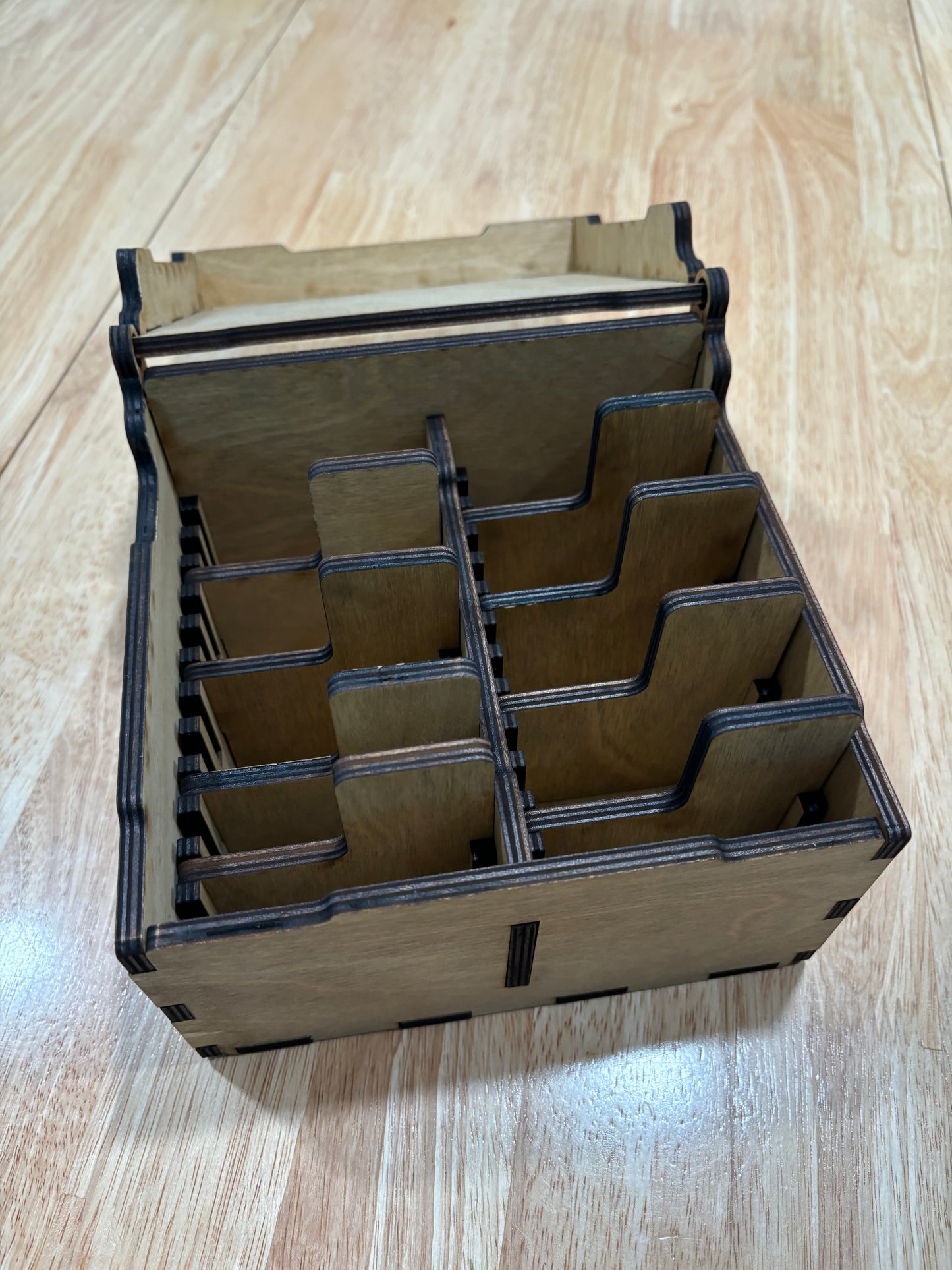 Card Game Storage Box with Dividers